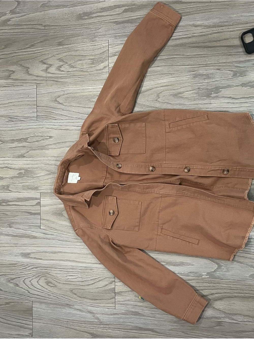 Gentle Fawn Women's Lightweight Tan Utility Shirt Jacket
